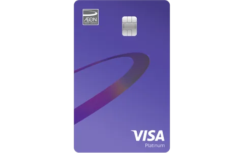 AEON Visa 信用卡／AEON 銀聯信用卡（AEON Card Purple） 卡面