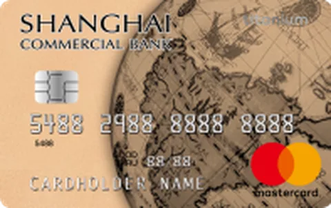 上海商業銀行鈦金信用卡 卡面